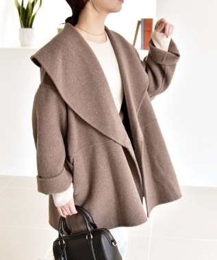 新品同様♡SHIPS WOMENシップスBELLANDIノーラペルコートキャメル 新品同様♡SHIPS WOMENシップスBELLANDIノーラペルコート