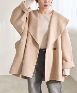 quaranciel: ���o�[ �P�[�v �V���[�g �R�[�g 25AW