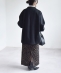 �s�\��tPURE WOOL �{�g���l�b�N �R�N�[�� �W�b�v �~�f�B �R�[�g