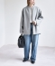 �s�\��tPURE WOOL �{�g���l�b�N �R�N�[�� �W�b�v �~�f�B �R�[�g