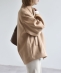 �s�\��tPURE WOOL �{�g���l�b�N �R�N�[�� �W�b�v �~�f�B �R�[�g