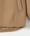 �s�\��tPURE WOOL �{�g���l�b�N �R�N�[�� �W�b�v �~�f�B �R�[�g