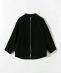 �s�\��tPURE WOOL �{�g���l�b�N �R�N�[�� �W�b�v �~�f�B �R�[�g