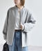 �s�\��tPURE WOOL �{�g���l�b�N �R�N�[�� �W�b�v �~�f�B �R�[�g