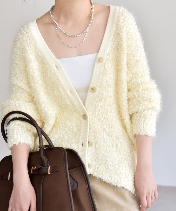 ships新品未使用タグ付✳︎ツイードニットカーディガン✳︎ブラック ships新品未使用タグ付✳︎ツイードニットカーディガン✳︎ブラック