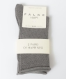 FALKE: Happy Socks �\�b�N�X �Q���Z�b�g �O���[