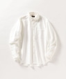 【SHIPS any別注】CLEVE: クラシック ボタンダウンシャツ ホワイト