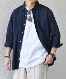 【新品】 SHIPS EURO Linen 七分袖カットソー M ホワイト 新品】 SHIPS EURO Linen 七分袖カットソー M ホワイト