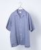 SHIPS any: 〈洗濯機可能〉オーガニック リネン オープンカラー 半袖 シャツ◇