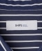 SHIPS any: リラックス ブルー ストライプ 半袖 レギュラーカラー シャツ◇