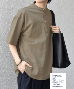 SHIPS any:�q�ڐG�⊴/�X�g���b�`�r360° THE CIRCLE STRETCH ���l�� �~�b�N�X �o���h�J���[ �v���I�[�o�[ �V���c(�Z�b�g�A�b�v�Ή�)��