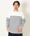 SHIPS any Standard:  “COTTON USA” ボートネック ボーダー ロンT◇