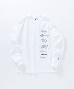 SHIPS any: Steffen Grap プリント 長袖 Tシャツ