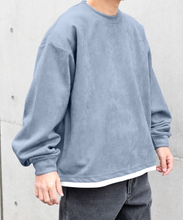 SHIPS any: 〈洗濯機可能〉フェイクスエード (ポリエステル