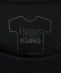 Hanes: T-SHIRTS KURO �N���[�l�b�N �p�b�N �����O�X���[�u T�V���c�i�u���b�N�j26AW