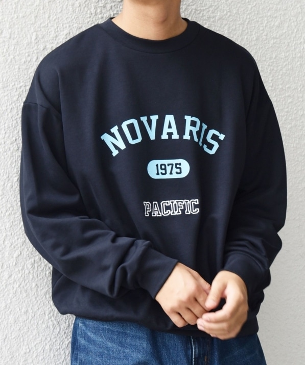 SHIPS any: any city カレッジライク プリント&刺繍 リラックス