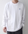 �ySHIPS any�ʒ��zLACOSTE: �����|�C���g �s�P �N���[�l�b�N T�V���c 26AW (����T)�� �z���C�g