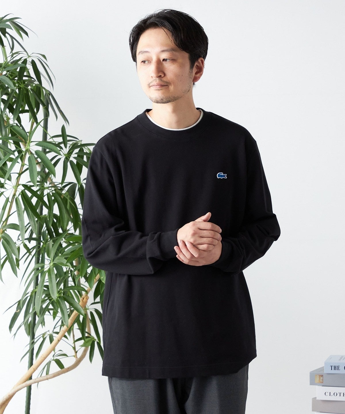 トップスLacoste x mastermind JAPANクルーネックピケTシャツ