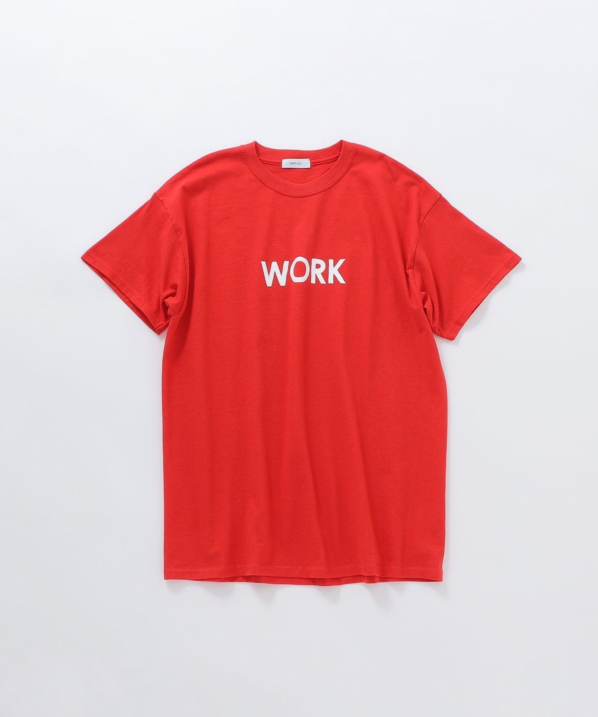 【SHIPS any別注】The BOOK STORE: ロゴプリント 半袖 Tシャツ＜MENS＞ レッド