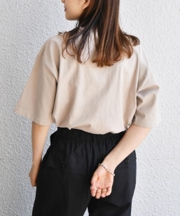 "SHIPS any: ""COTTON USA""  �w�r�[�E�F�C�g �N���[�l�b�N �|�P�b�g T�V���c"