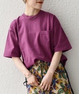 "SHIPS any: ""COTTON USA""  �w�r�[�E�F�C�g �N���[�l�b�N �|�P�b�g T�V���c"