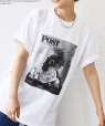 SHIPS any: The Saturday Evening Post プリント Tシャツ◇ ホワイト