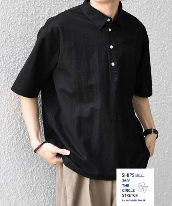 SHIPS any:�q�ڐG�⊴/�X�g���b�`�r360° THE CIRCLE STRETCH ���l�� �~�b�N�X �|���V���c(�Z�b�g�A�b�v�Ή�)��