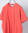 【SHIPS any別注】LACOSTE: PIQUE クルーネック Tシャツ◇ レンガ