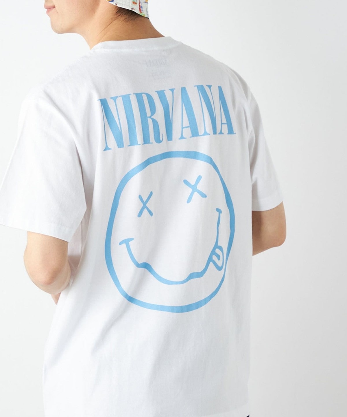 【SHIPS any別注】GOOD ROCK SPEED: NIRVANA ワンポイント / バックプリント Tシャツ◇ ホワイト