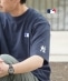 【SHIPS any別注】MLB: バッターマン ワンポイント 刺繍 /袖プリント Tシャツ◇