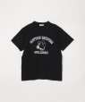 SHIPS any: アニマル プリント デザイン Tシャツ ブラック