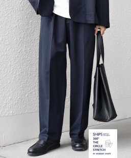 SHIPS any:�q�ڐG�⊴/�X�g���b�`�r360° THE CIRCLE STRETCH ���l�� �~�b�N�X �Z���^�[�N���[�X �C�[�W�[�p���c(�Z�b�g�A�b�v�Ή�)��