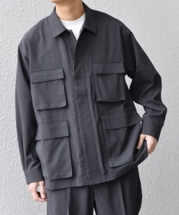 SHIPS: Wポケット ウォッシュド タイプライター ショート