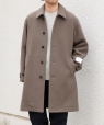 PURE WOOL MELTON �X�e���J���[ �R�[�g 26AW�� �O���[