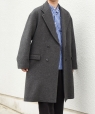 PURE WOOL MELTON �_�u�� �`�F�X�^�[�R�[�g 26AW�� �_�[�N�O���[