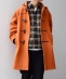 PURE WOOL MELTON �_�b�t�� �R�[�g 26AW��