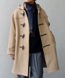 PURE WOOL MELTON �_�b�t�� �R�[�g 26AW�� �x�[�W���n���̑�