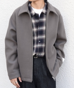 PURE WOOL MELTON �����b�N�X �W�b�v�A�b�v �u���]����