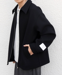 PURE WOOL MELTON �����b�N�X �W�b�v�A�b�v �u���]����