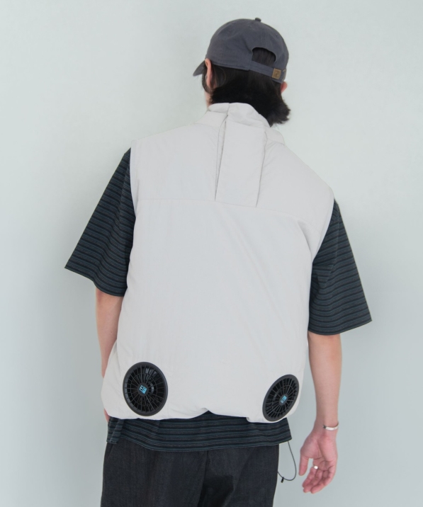 SHIPS any:�q�t�@���t���r���b�V���[�i�C���� ���b�v�X�g�b�v �X�^���h�W�b�v �x�X�g�iAir-Flow Vest�j��