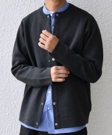 SHIPS any: 〈手洗い可能〉ミラノリブ クルーネック カーディガン 25AW