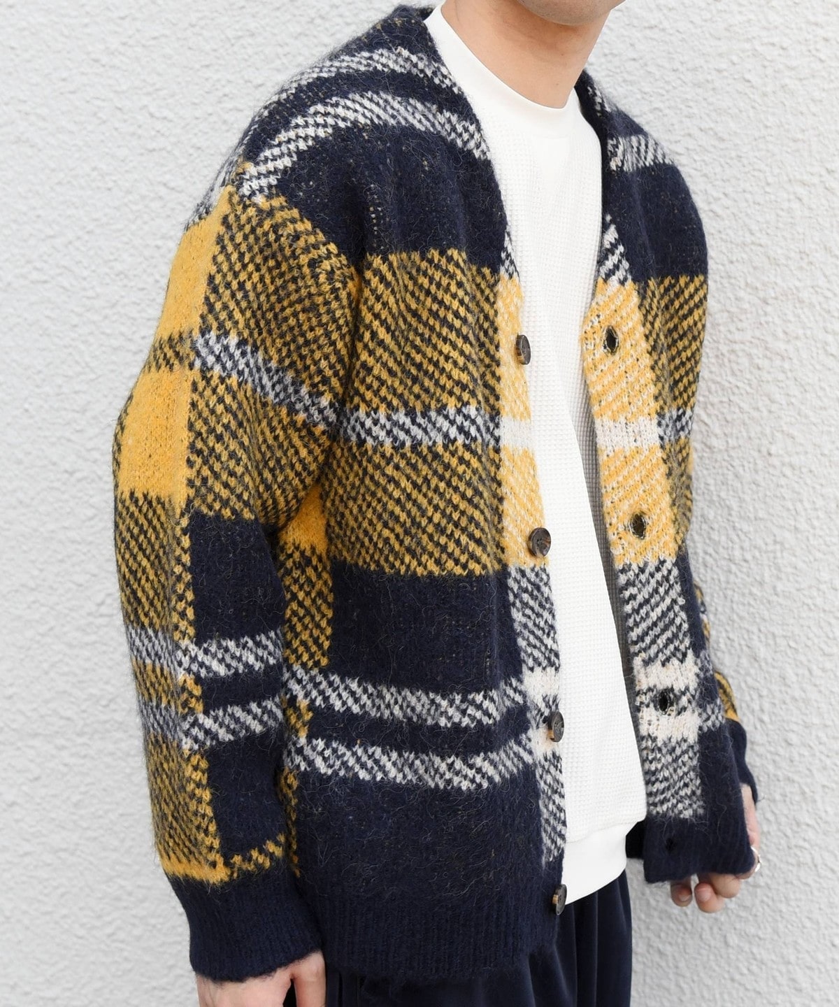 手洗い可能〉アルパカ ミックス シャギー ニット カーディガン 26AW