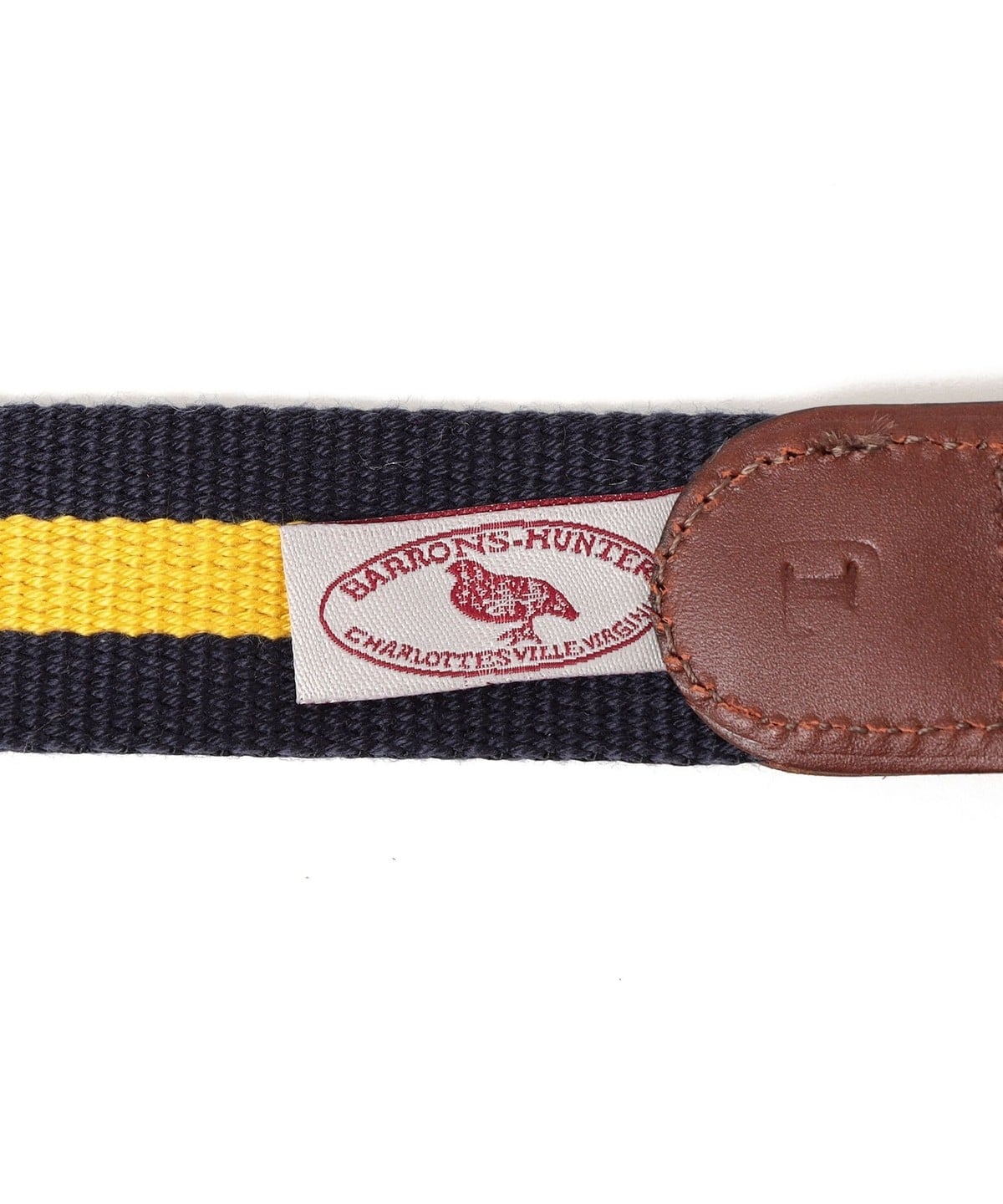 Red & Navy Lobster Motif D-Ring Belt - Barrons-Hunter