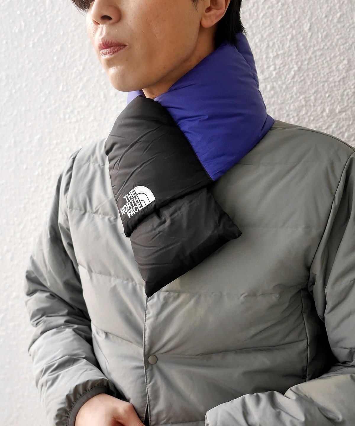 試着のみ❗️THE NORTH FACE ヌプシ ダウン マフラー スカーフ - マフラー