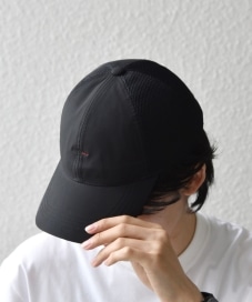 SHIPS any:〈遮熱/手洗い可能〉メッシュ ロゴ 刺繍 ベースボール