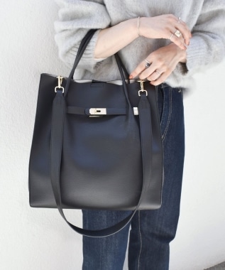 【極美品】SHIPS トートバッグ　肩掛け可能　A4収納　ビジネス ✨希少色 極美品✨ ships シップス トートバッグ A4 肩掛け ビジネス