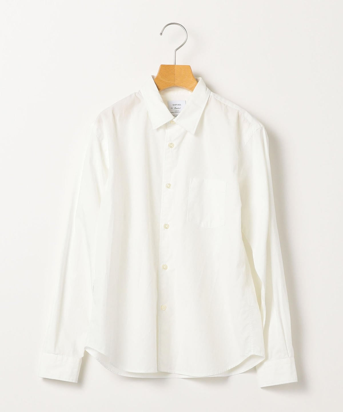 SHIPS any: STANDARD レギュラーシャツ<WOMEN> ホワイト
