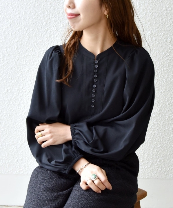 SHIPS for women シップス  ジョーゼットブラウス