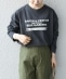 【SHIPS any別注】THE KNiTS: ロゴ ビッグ TEE
