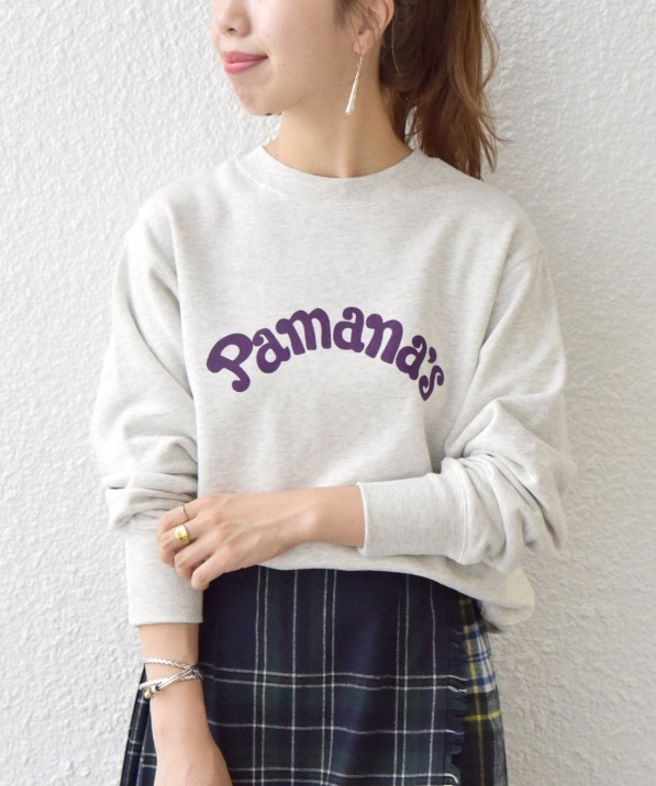 SHIPS any別注】THE KNiTS: デザイン ロゴ スウェット: トップス SHIPS 